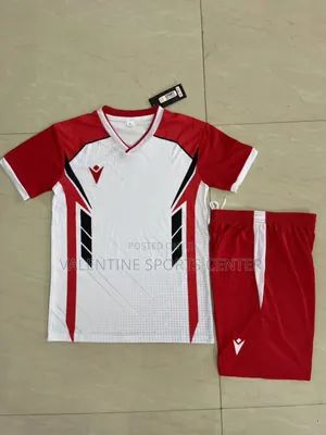 Red Colour With White Colour Jersey