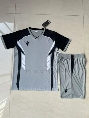 Gray Colour With Black Colour Original Jersey