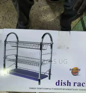 Metallic Dish Organizer