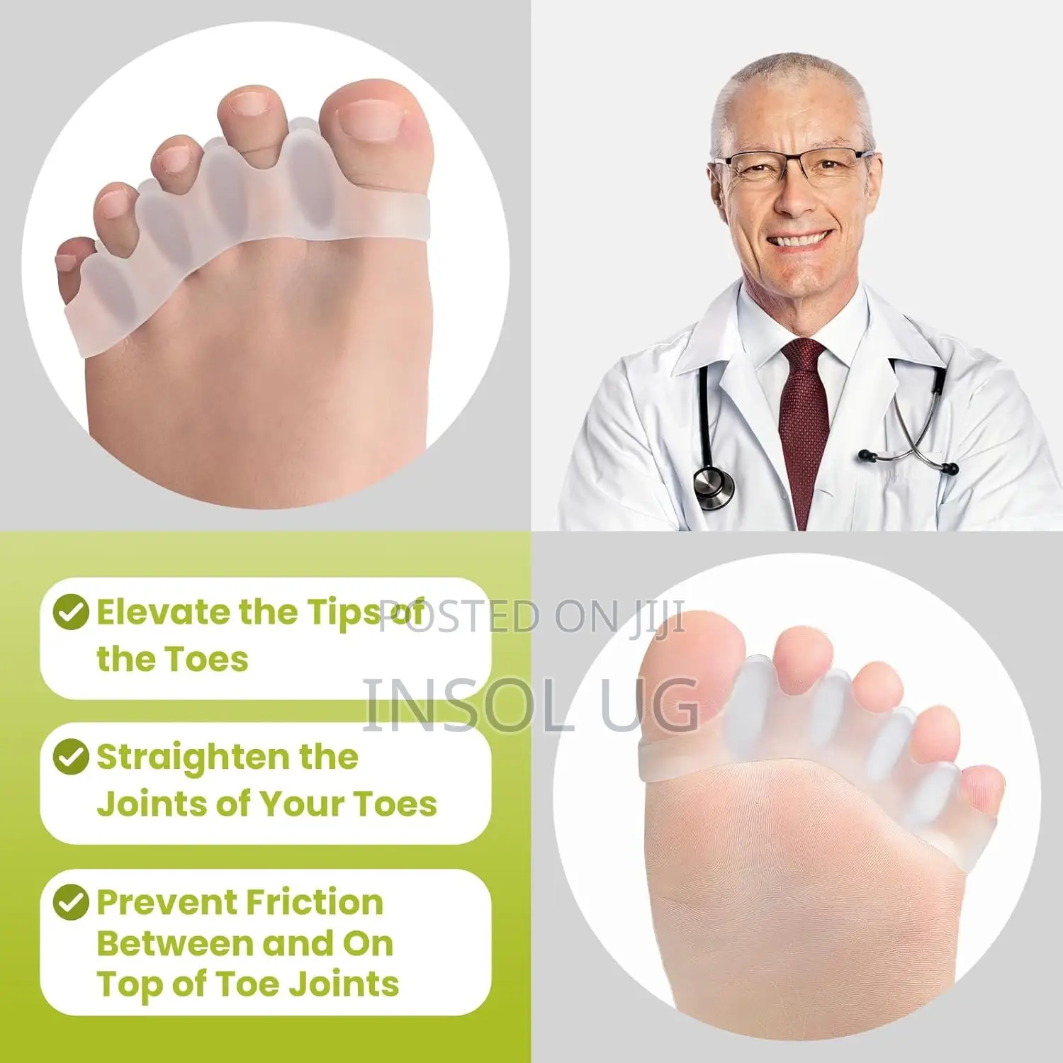 Silicone Toe Spacers