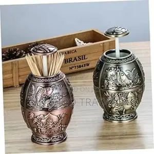 Multi Design Egg Shape Toothpick Holder Dispenser