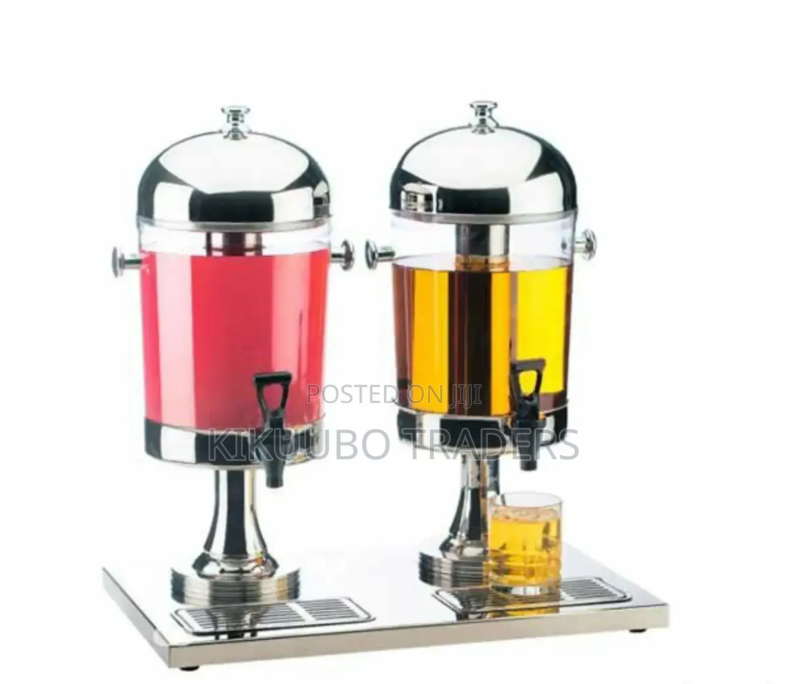 Ice Cooled Double Juice Dispenser