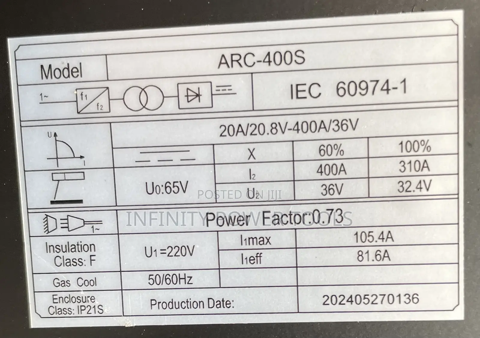 ARC-400S Portable Welder