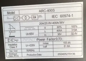 ARC-400S Portable Welder