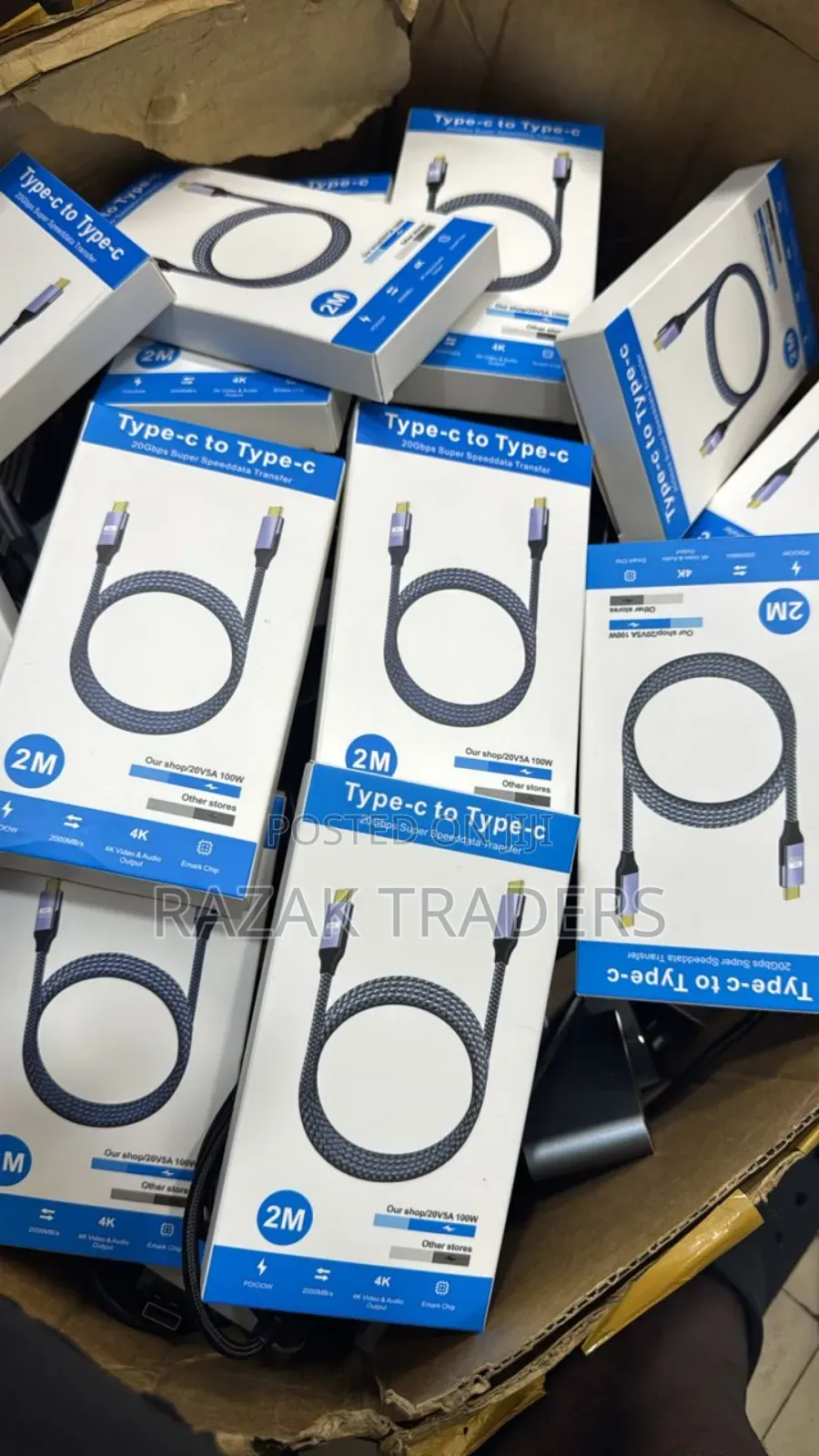  60hz Type-C to Type-C Fast Charging Cable