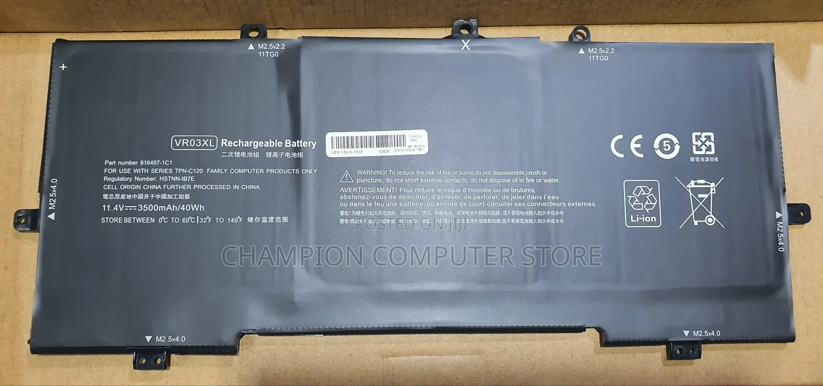 HP VR03XL VR03 BATTERY for Envy 13-D 13-D000 13-D010nr