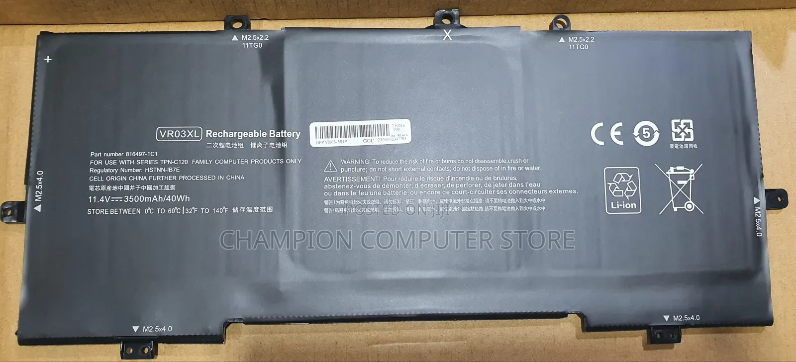 HP VR03XL VR03 BATTERY for Envy 13-D 13-D000 13-D010nr