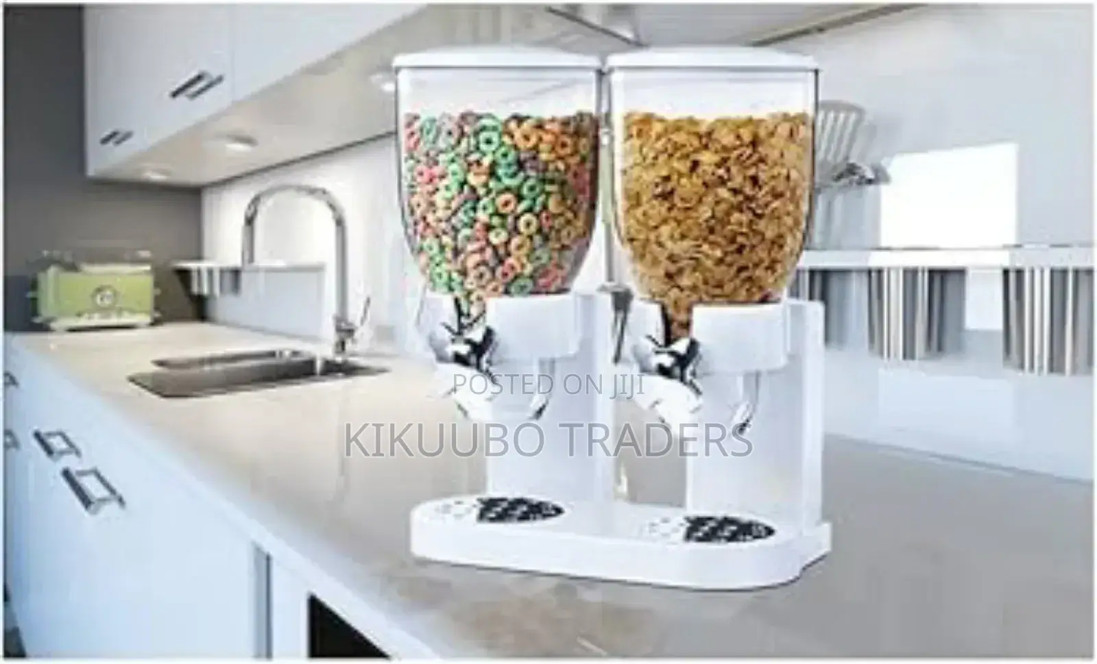 Double Cereal/ Dry Food Dispenser
