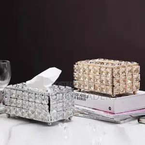 Crystal Tissue Holder Box