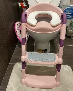 Foldable Stepped Kids Potty Training Toilet Seat