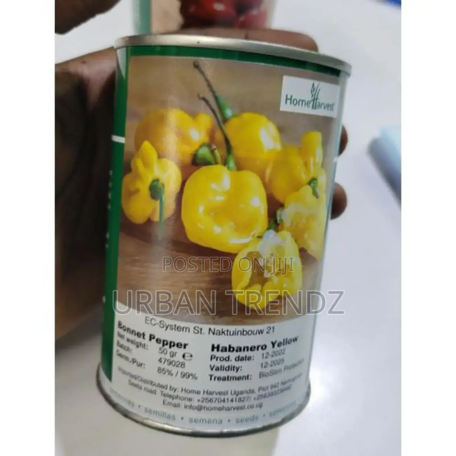 Bonnet Pepper Seeds - Yellow