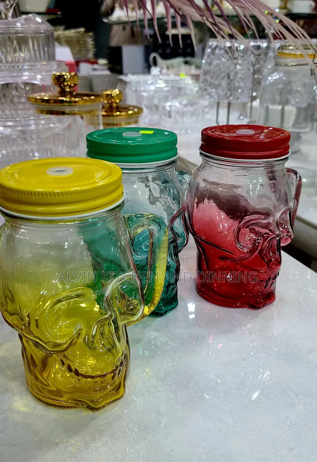 Mason Glass Jar for Home Decor or Party 6pcs