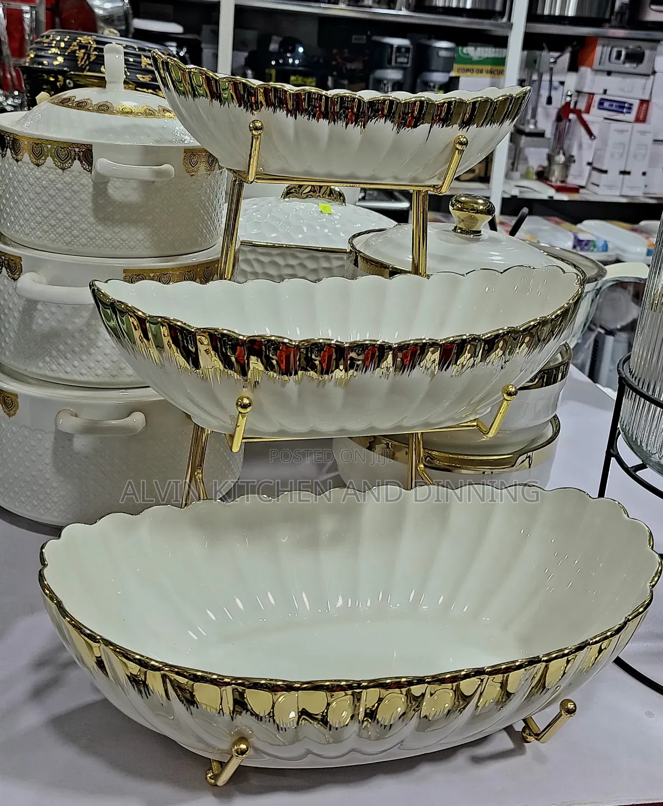 Fruit Bowls 3 Tiers