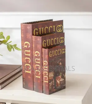 Set of 3 Faux Leather Book Boxes