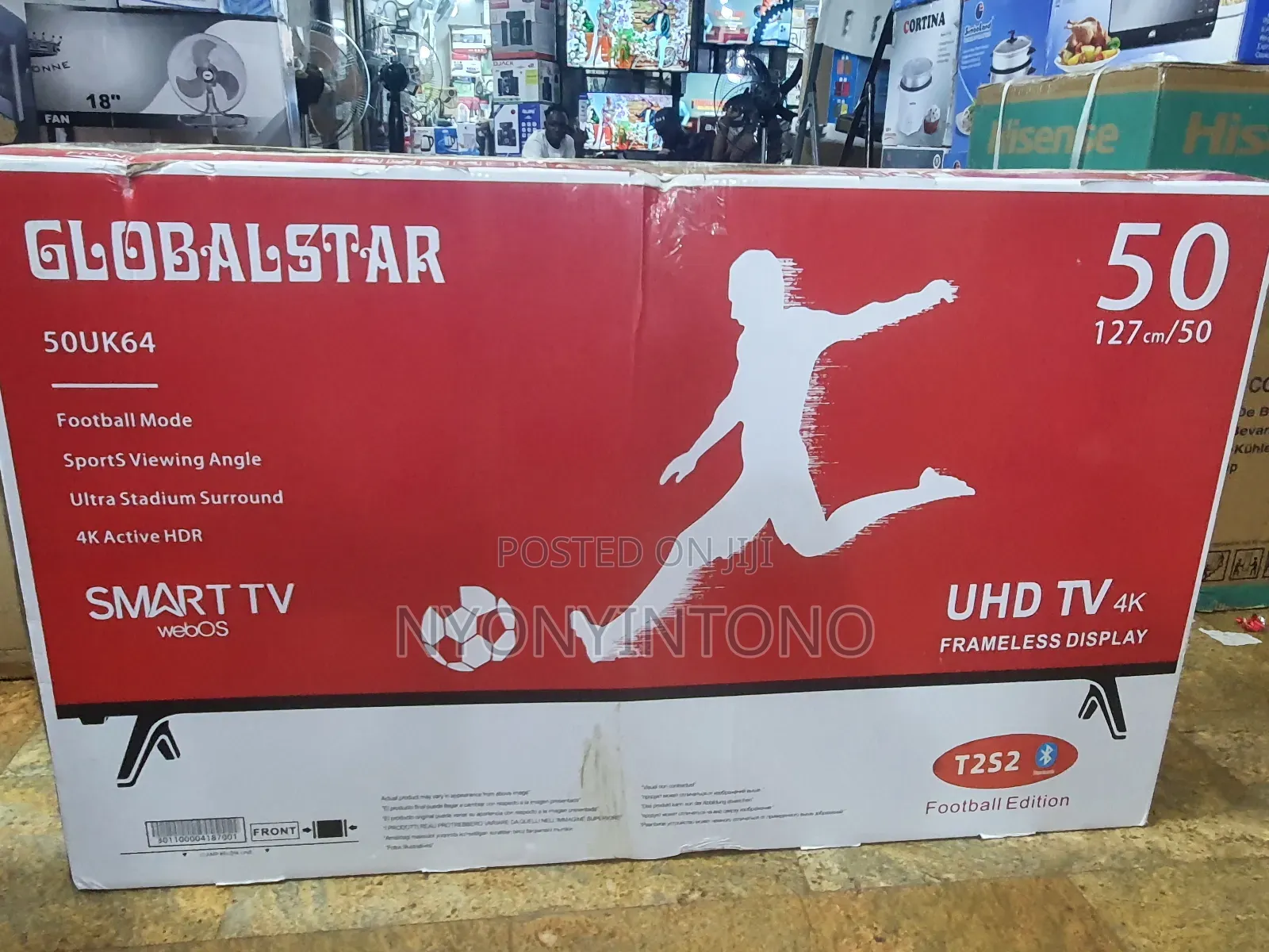 Globalstar 50" Android Frameless Tv With Bluetooth
