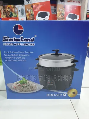 Simbaland 2liters Automatic Rice Cooker With 2yrs Warrantee