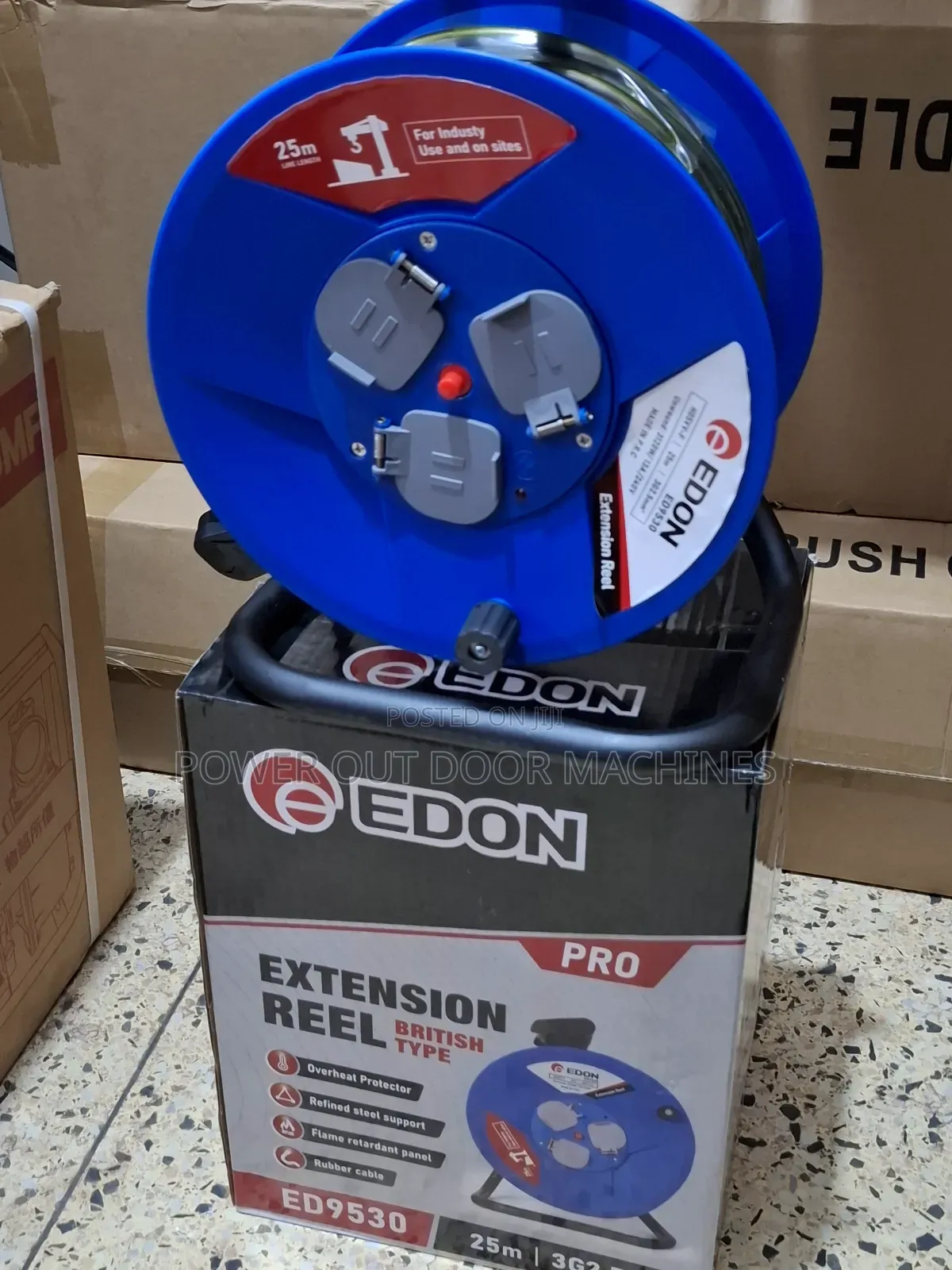 25 METER / 2.5 Mm EXTENSION CABLE REEL