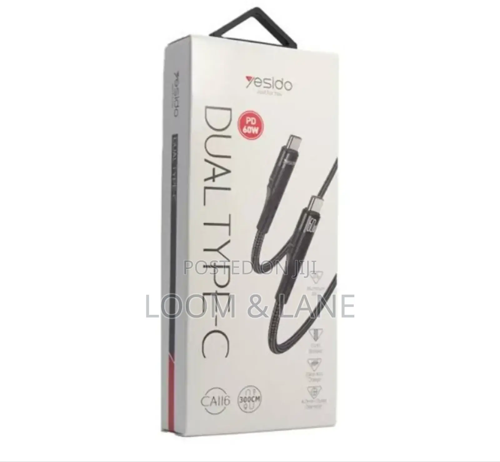 Yesido C to C 60W ( 2M)