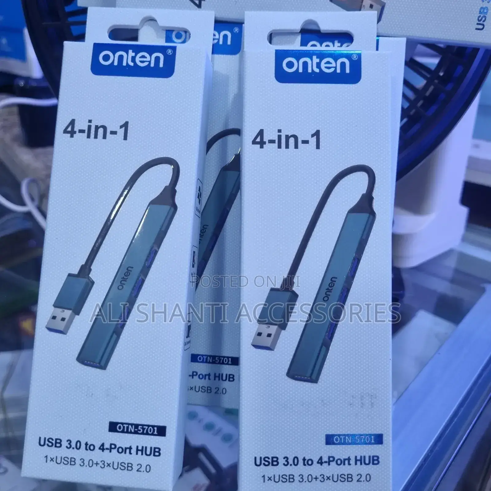 USB 3.0 to 4 Port HUB