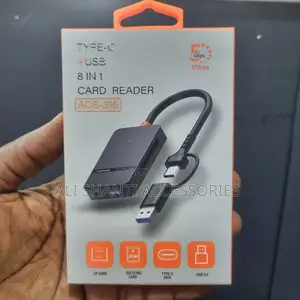 Type-C + USB 8 in 1 Card Reader/ Cf Card Reader 3.0
