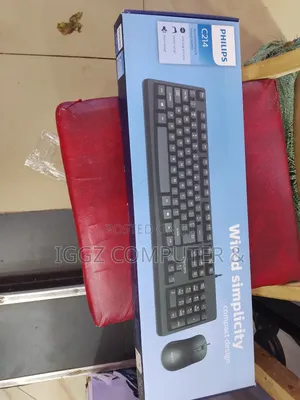 Phillips C214 Wired Keyboard and Mouse Combo