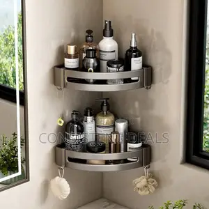 Bathroom Corner Shower Shelf Racks (2pcs)