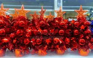 Red Mini Christmas Decorated Tree