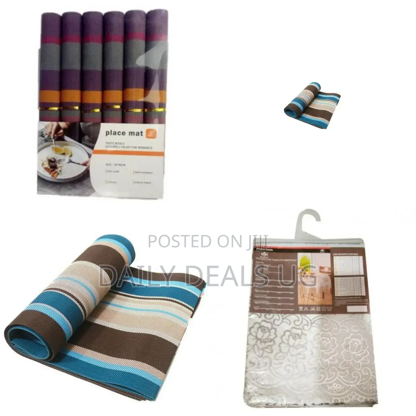 6psc Table Place Mat Set