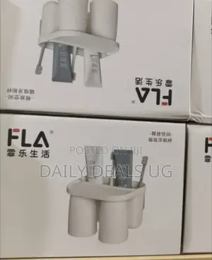 Mounted Plastic Toothbrush Holder