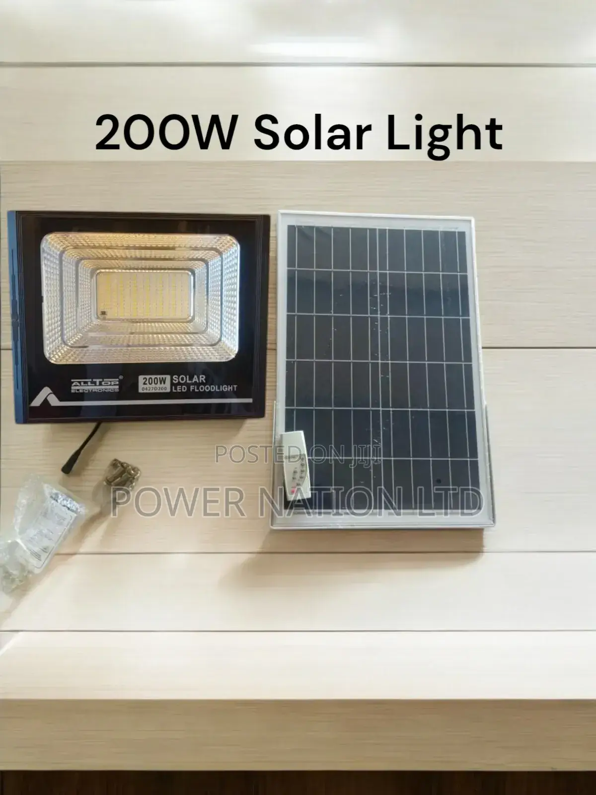 200w Alltop Solar Flood Light Green Energy