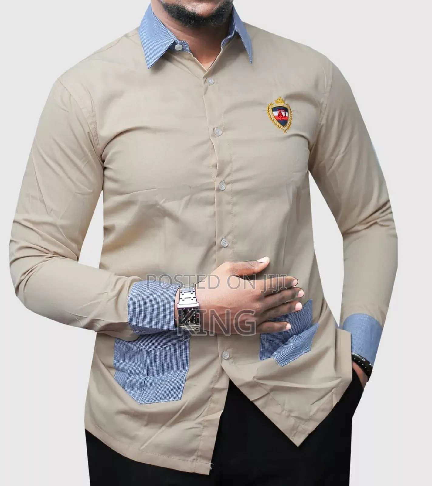 Perfect Turkish Shirt. Collar/Cotton