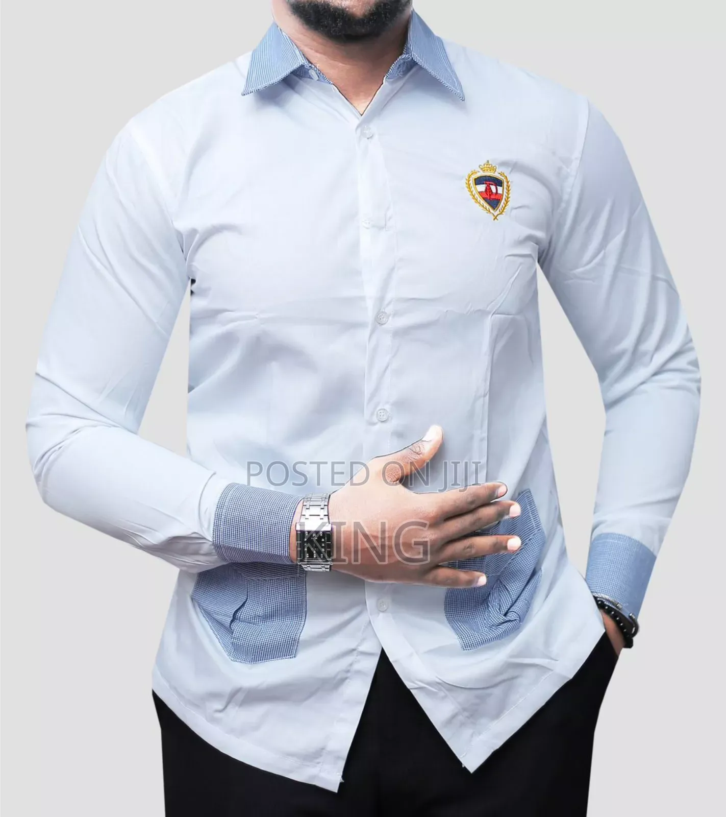 Formal Turkish Shirt. Collar/Cotton