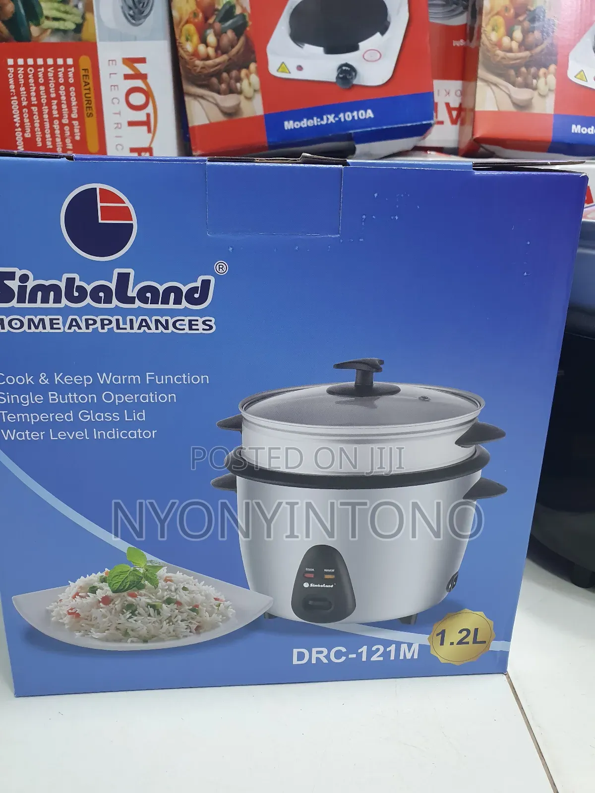 1.2liters Simbaland Ricecooker With 2yrs Warrantee