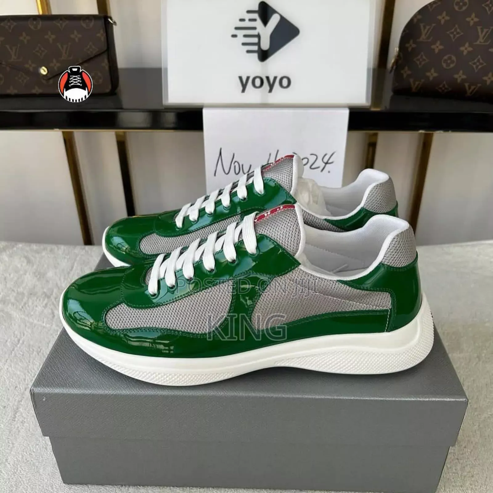 Prada America's Cup Leather Casual Shoes