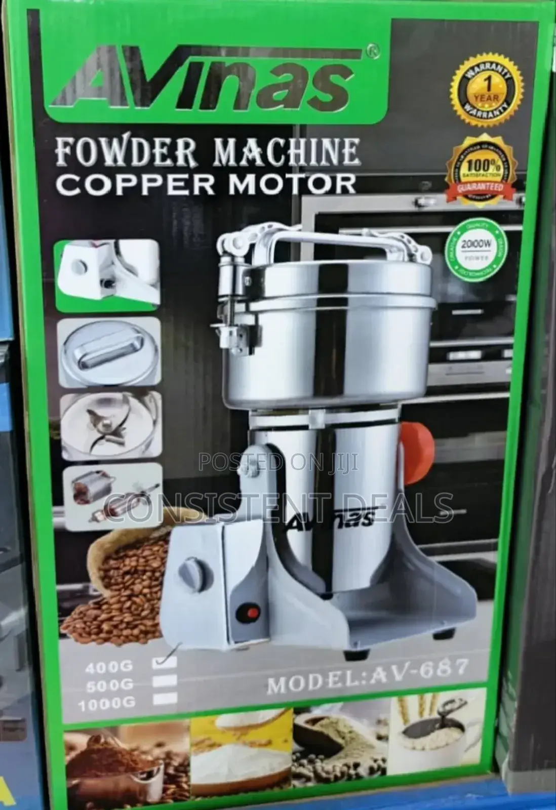 Avinas Powder Grinder 400g