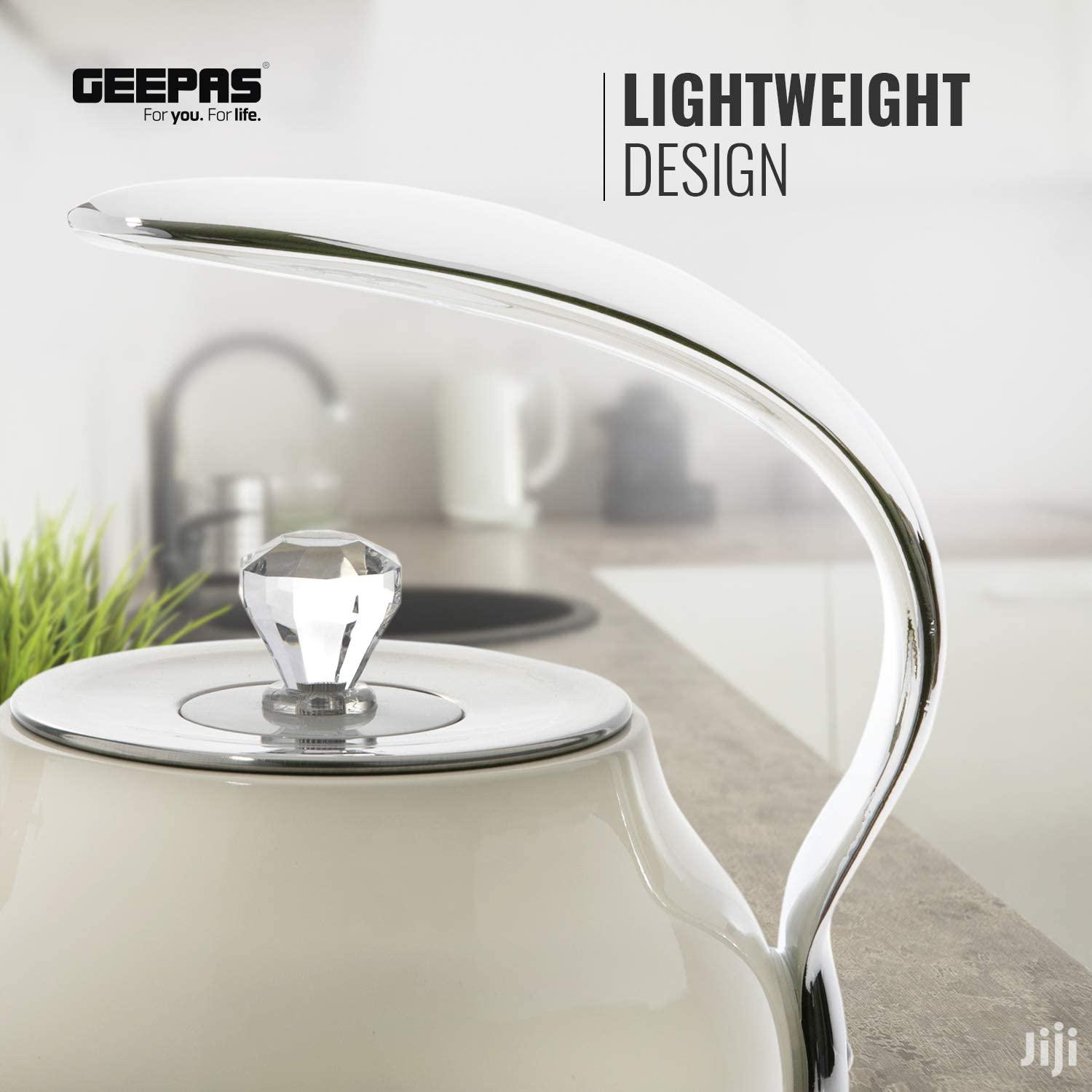 Cool Geepas 2200W Multicolor Cordless Electric Kettle 1.5 Litre
