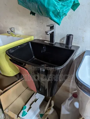 Coloured Hand Washing Basins Complete Set