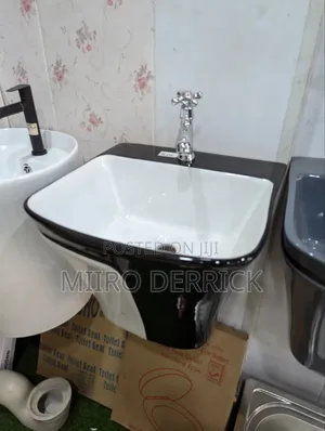 Coloured Hand Washing Basins Complete Set