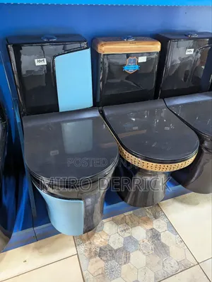Coloured Toilets One Complete Set