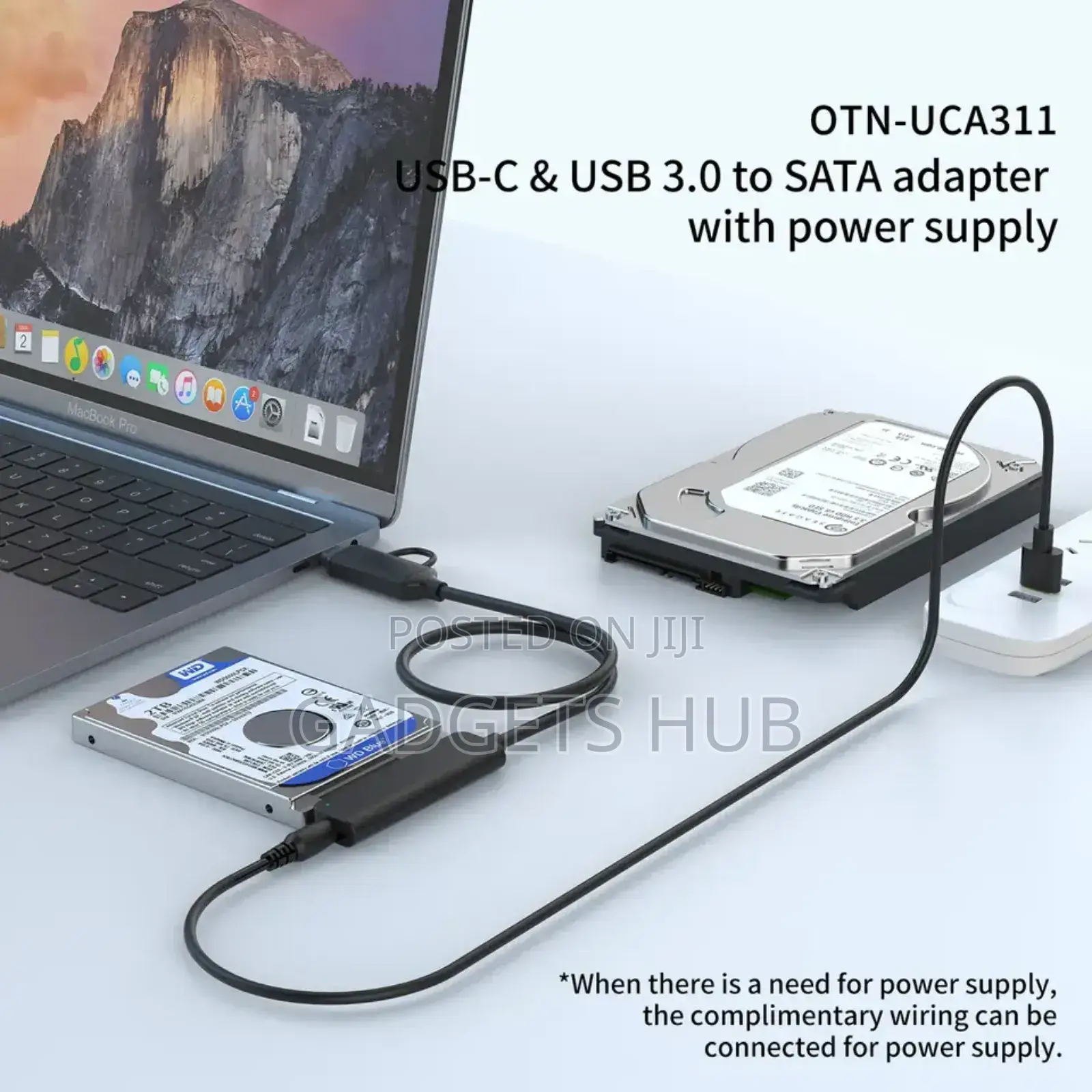 USB-C USB 3.0 to SATA Adapter
Otn-Uca311