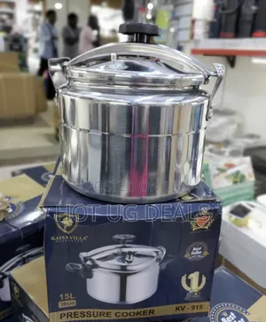 Kaisa Villa Mega Aluminium Pressure Cooker, 15L KV- 915