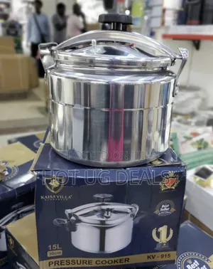 Kaisa Villa Mega Aluminium Pressure Cooker, 15L KV- 915