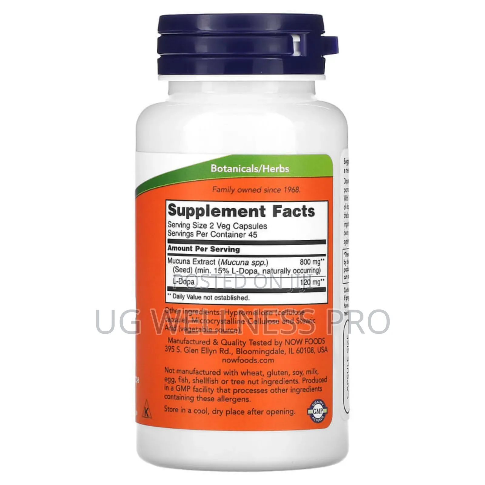 Now Foods, Dopa Mucuna, 90 Veg Capsules