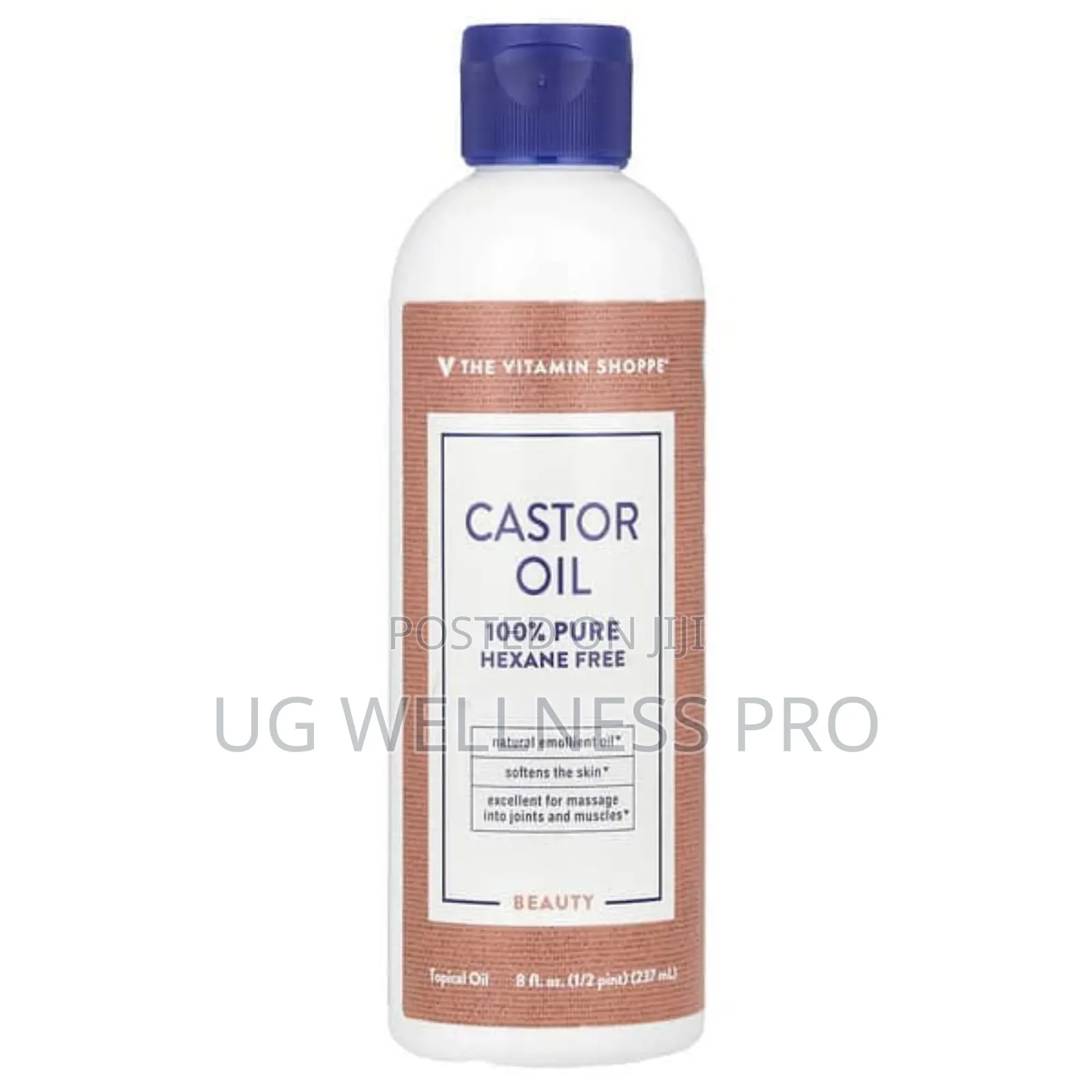 The Vitamin Shoppe, Castor Oil, 8 Fl Oz (237 Ml