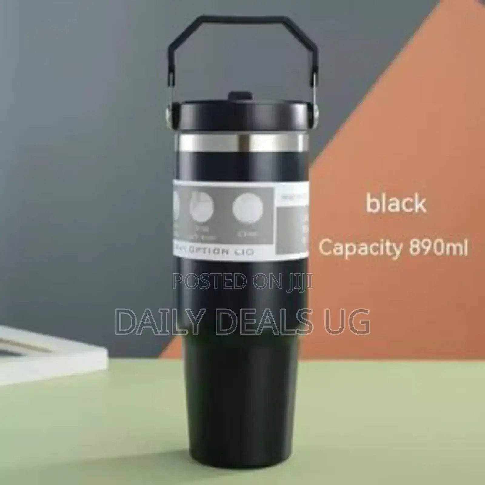 Black Vacuum Cup
