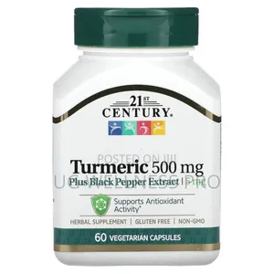 Turmeric Plus Black Pepper Extract, 500 Mg, 60 Veg Caps