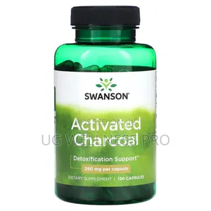 Swanson, Activated Charcoal, 260 Mg, 120 Capsules