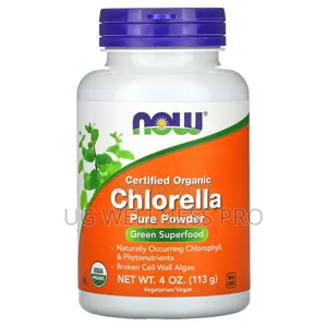 NOW Foods, Certified Organic Chlorella, Pure Powder, (113 G)