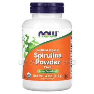NOW Foods, Certified Organic Spirulina Powder, Pure, 113 G