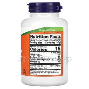 NOW Foods, Certified Organic Spirulina Powder, Pure, 113 G